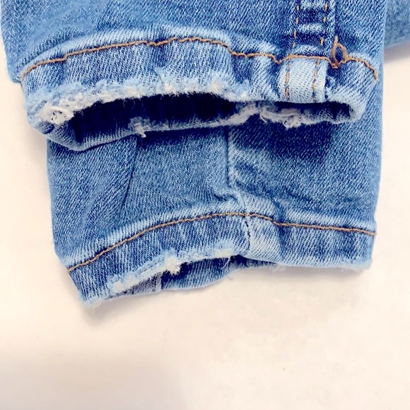 Zara Midrise Floral Embroidered Skinny Jeans Size 2 - Picture 7 of 11